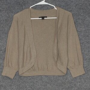 Banana Republic Cardigan Sweater Womens XS Beige Luxury Cashmere Blend